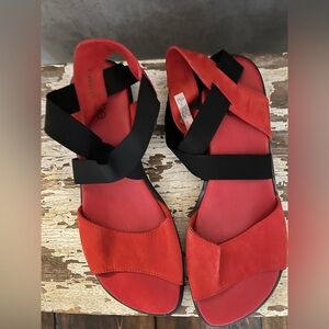 Arche Red and Black Women's Sandals